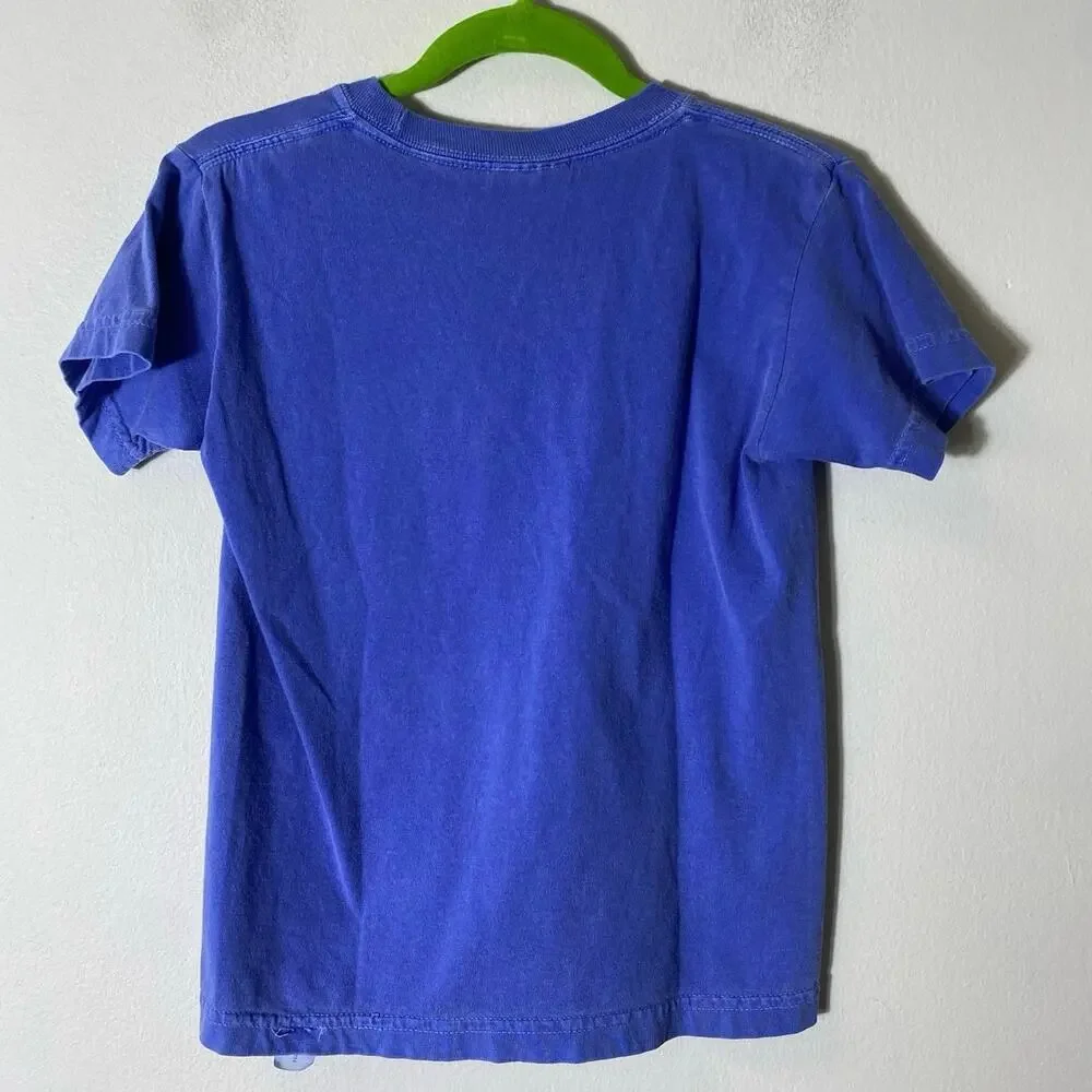 Boys comfort colors blue shirt sz XS